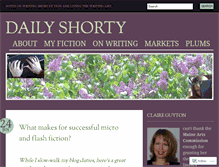 Tablet Screenshot of dailyshorty.com